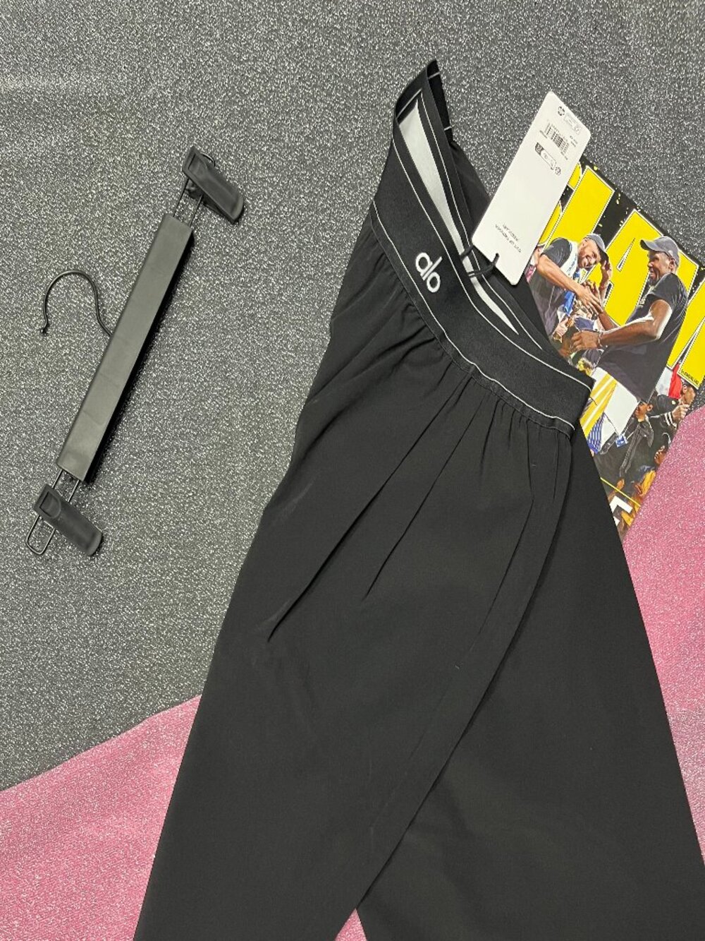 ALO Yoga Suit Up Trouser Black (Regular XS) Straight-leg Quiet Luxury🖤 - Picture 5 of 8